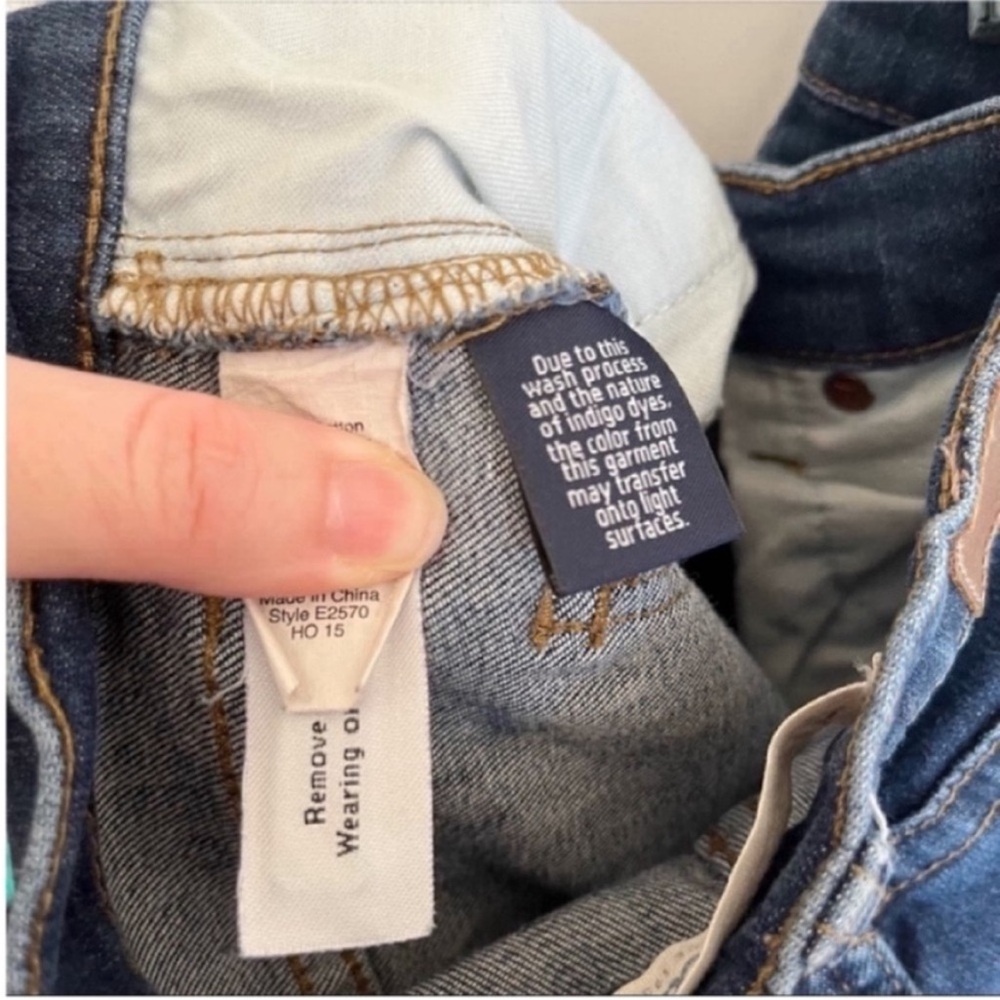 Madewell Skinny Skinny jeans blue mid rise - Picture 6 of 7